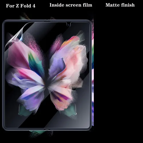 Vista 6 de [2 juegos de 4 piezas] Protector de pantalla mate para Google Pixel 9 Pro Fold, 2 piezas de pantalla exterior + 2 piezas de pantalla interior suave