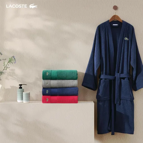 Vista 8 de Lacoste Heritage - Sábana de baño de 100 % algodón Supima, aloe, 35" x 70", altamente absorbente y de secado rápido, toalla de baño súper suave