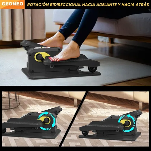 Vista 6 de Under Desk Elliptical Machine, Electric Elliptical Exerciser for Senior, Quiet & Small Electric Seated Pedal Exerciser for Home with Monitor, Remote