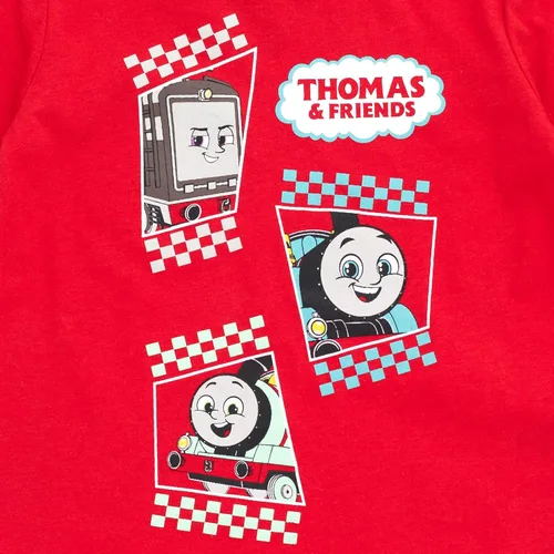 Vista 4 de Thomas & Friends Conjunto de camiseta y pantalones cortos para niños pequeños