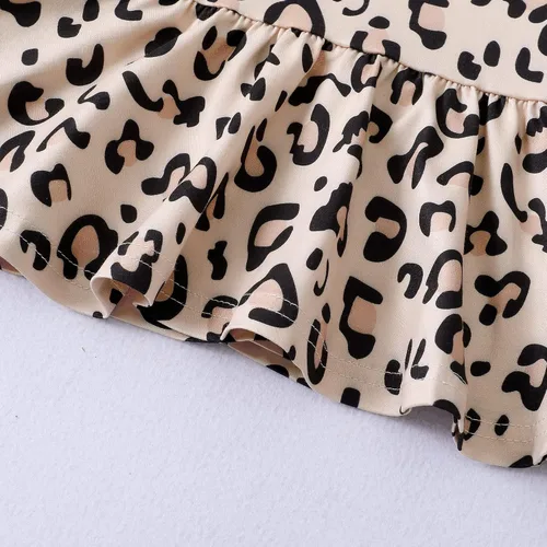 Vista 6 de XUANHAO Ropa de bebé niña de 12, 18 y 24 meses, trajes para niñas pequeñas, ropa de mezclilla con volantes, pantalones de mezclilla rasgados
