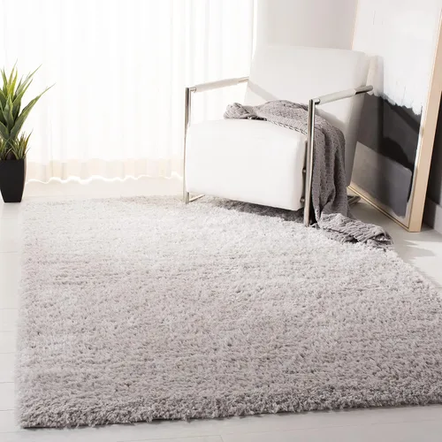 Vista 11 de SAFAVIEH Madrid Shag Collection - Alfombra decorativa, 4 x 6 pies, diseño liso, no desprende pelusa y de fácil cuidado, 1.6 pulgadas de grosor