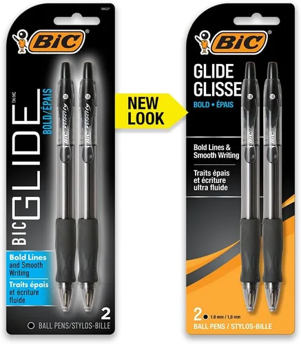 Vista 2 de BIC Velocity Bold - Bolígrafo retráctil de punta gruesa (0.63 pulgadas), tinta negra, 2