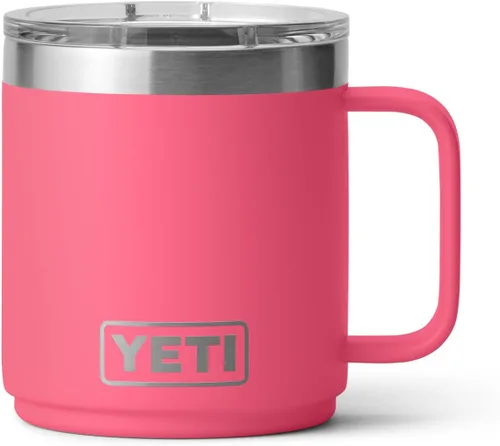 Vista 33 de YETI Rambler - Taza apilable de 10 onzas, aislada al vacío, acero inoxidable con tapa MagSlider, acero inoxidable