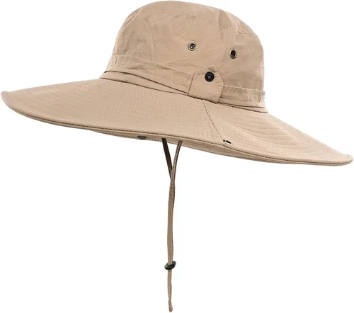 Vista 8 de Surblue Sombrero de ala ancha con protección solar UV para pesca, senderismo, camping