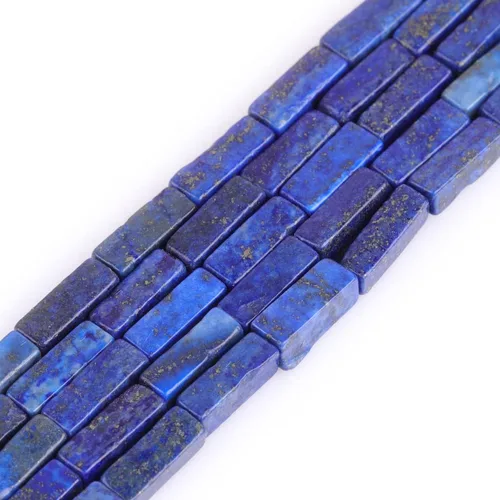 Vista 34 de GEM-Inside - Cubo cuadrado de piedra de larvikita negra natural de 0.157 x 0.512 in, columna cuboidea, cuentas de chakra para fabricación de joyas