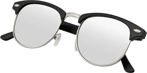Vista 2 de Emblema EyewearGafas de sol con borde PremiumMarco para mitad Cuerno metal remaches
