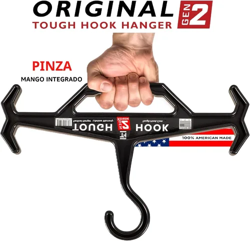 Vista 7 de Tough Hook – Gancho resistente capacidad de carga de 150 libras / 68 Kg. Negro Estándar