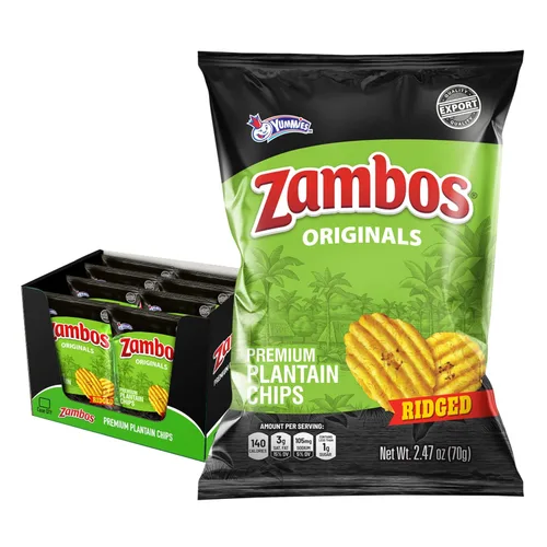 Vista 15 de Zambos Chile Limón Plátano Chips, 2.47 oz – Aperitivo crujiente, sin gluten – Sabor a lima chile audaz – (paquete de 8)