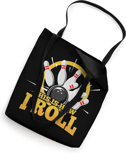 Vista 2 de This Is How I Roll Bowling Pin Ball Bolso de mano