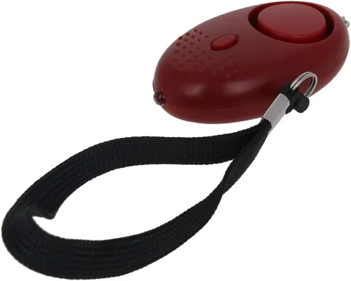 Vista 3 de Bettomshin - Paquete de 4 alarmas personales de sonido seguro, llavero de alarma de seguridad personal de 130 dB con luces LED, alarma de seguridad