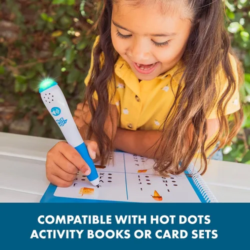 Vista 4 de Educational Insights Hot Dots Bolígrafo interactivo con luz, bolígrafo individual, aprendizaje interactivo, compatible con cualquier set Hot Dots