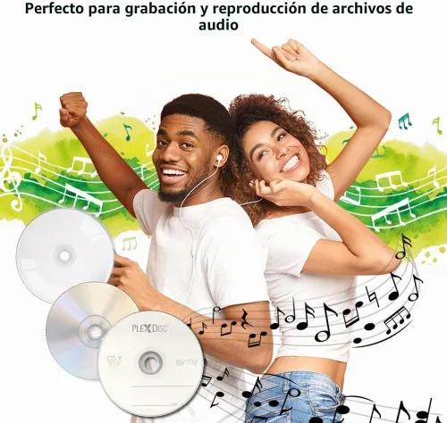 Vista 4 de CD-R 52X 700MB 80 Min Logo Top Blank CDs 50-Pack Caja de pastel