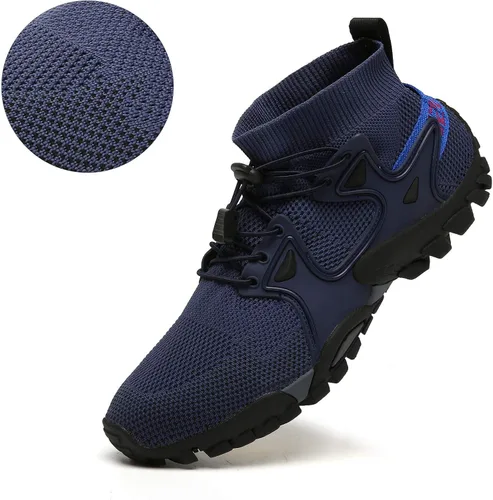 Vista 6 de Zapatos de senderismo para hombre y mujer, zapatos deportivos al aire libre, zapatos para caminar, correr, senderismo, escalada, elegante