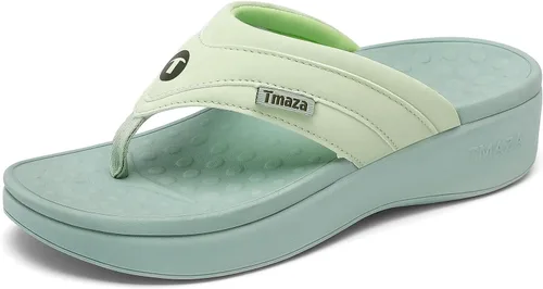 Vista 17 de Orthopedic Arch Support Flip Flops for Women Adjustable Strap Double Layer Comfort Sandals Plantar Fasciitis Heel Pain Relief Orthopedic Beach