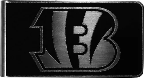 Vista 21 de Siskiyou NFL Unisex Black and Steel Money Clip