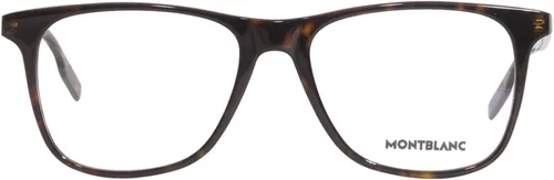 Vista 2 de Gafas de sol Montblanc MB 0174 O- 002 HavanaTransparente, Havana Transparente Habana