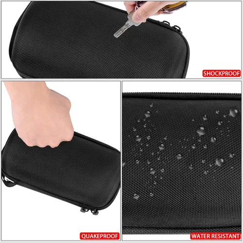 Vista 3 de Geekria Shield - Funda para altavoz compatible con Ultimate Ears Wonderboom 3/2, funda rígida de repuesto para altavoz portátil, bolsa de transporte