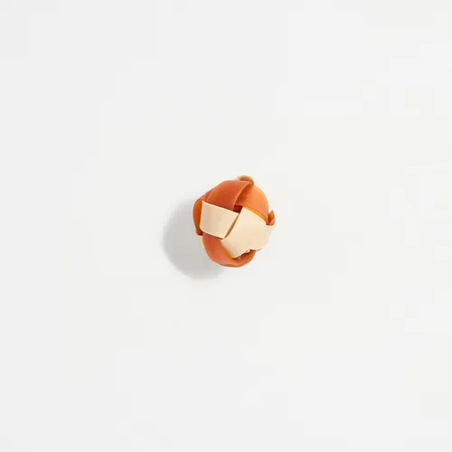 Vista 4 de DreamBone RattleBall - Masticables pequeños para perros, 14 unidades, sin piel cruda, con golosinas de pollo reales