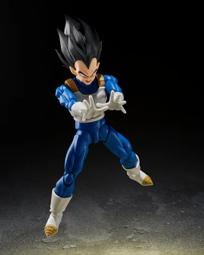Vista 4 de TAMASHII NATIONS - Figura de acción de Dragon Ball Z - Vegeta S.H.Figuarts