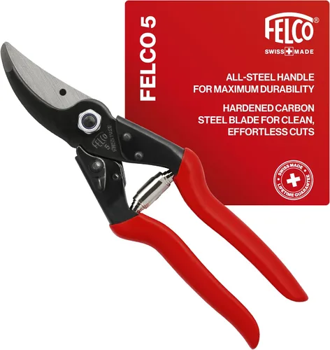 Vista 9 de Felco F 14 Tijeras de podar – Cortadoras de jardín de 7.1 pulgadas para manos pequeñas con hojas bypass y yunque Podadoras de mano para jardinería