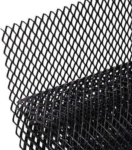 Vista 8 de AggAuto - Pantalla de malla de acero inoxidable 304 de 47 x 16 pulgadas, recubierta de cloruro de polivinilo, para rejilla de ventilación Negro