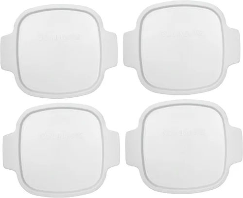 Vista 7 de Corningware – tapa de plástico blanco de 1 cuarto / 1.5 cuartos para estufa (se ajusta a los platos de vidrio Corningware A-1-B y A-1.5-B)