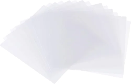Vista 8 de Paquete de 15 plantillas en blanco de 4 mil 12 pulgadas por 12 pulgadas para vinilo Cricut, Silueta, material de plantilla de manualidades