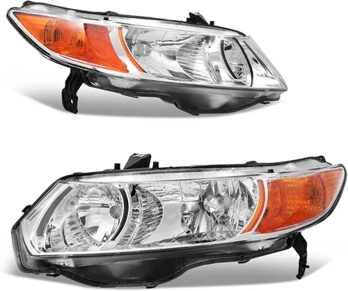 Vista 21 de oEdRo Switchback - Conjunto de faros delanteros LED compatibles con Accord 2003 2004 2005 2006 2007 DRL, par de repuesto con carcasa negra