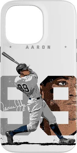 Vista 21 de Aaron Judge Number Portrait Baj New York MLBPA Case for iPhone 17