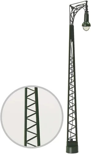 Vista 4 de LQS65 3pcs Modelo Trenes Escala HO 1:87 Lámparas de luz de calle Poste de mástil (escala HO)