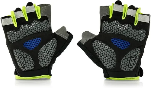 Vista 5 de GEARONIC Guantes de ciclismo para hombre guantes de bicicleta de montaña sin dedos para hombre guantes de bicicleta MTB guantes de bicicleta