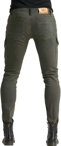 Vista 2 de Pantalones de protección para hombre y mujer, pantalones de protección para motociclista, caballero, hockey, motorista, armadura