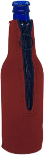 Vista 23 de Botella de cerveza de neopreno en blanco Coolie (1, negro)
