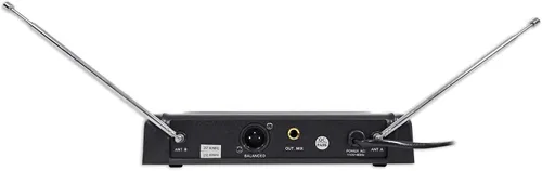 Vista 8 de Rockville RWM1203VH Sistema de micrófonos inalámbricos de mano dual, 2 micrófonos, VHF de largo alcance, sonido claro, pantalla digital