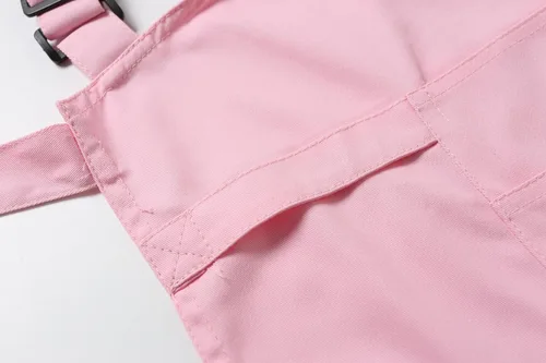 Vista 39 de Jeelow Delantal de cocina de algodón o sarga de algodón para hombres y mujeres, ajustable con bolsillos ajustables