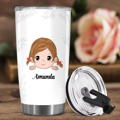 Vista 3 de WHIDOBE Vaso de jubilado personalizado (1 niño) personalizado jubilado bajo nueva administración, mira a los nietos para obtener detalles, vaso