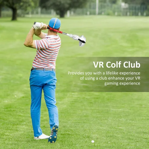 Vista 6 de 2PCS Golf Club Adapter Handle Attachment for Oculus Quest 2 Right and Left Compatible with Meta Quest 2 VR Golf Grip Extension Accessories