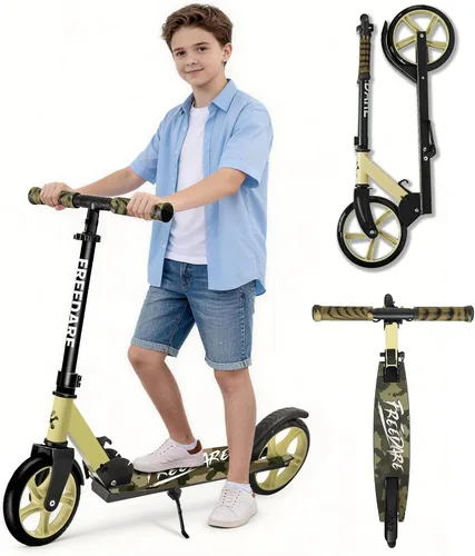 Vista 9 de FREEDARE Foldable Kick Scooter for Ages 8+ Kid & Teens, Adults, Multi