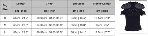 Vista 4 de Short Sleeve Mesh Tank Tops for Women Work Casual Sexy Club Shirt