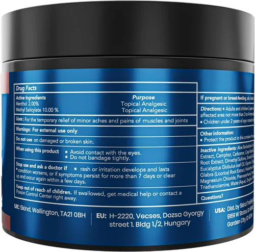 Vista 13 de 5Kind DMSO Crema para aliviar el dolor, 4 onzas líquidas, 99.9% DMSO puro grado farmacéutico, aloe vera, magnesio, árnica y mentol, alivio tópico