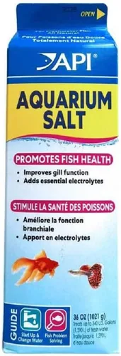 Vista 9 de API AQUARIUM SALT Sal para Acuario de Agua Dulce Caja de 17 Onzas