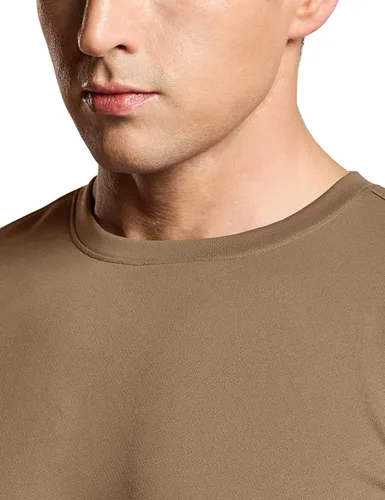 Vista 5 de TSLA Paquete de 1 o 2 camisetas de entrenamiento para hombre, camisetas de manga corta que absorben la humedad, camisetas deportivas de manga corta