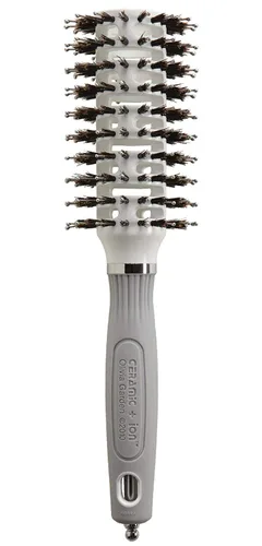Vista 6 de Olivia Garden Cerámica + Ion Turbo Vent Combo Cepillo de pelo (cerdas iónicas y 100% de jabalí)