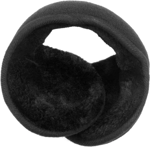 Vista 4 de Metog Orejeras de invierno unisex plegables de vellón polar, fundas cálidas y ajustables para las orejas