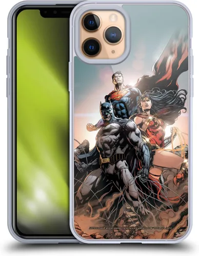 Vista 90 de Head Case Designs Funda de gel con licencia oficial de la Liga de la Justicia DC Comics #10 Darkseid War Comic Book Cover