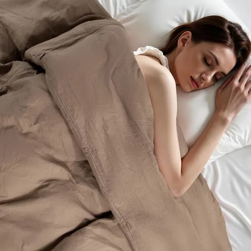 Vista 408 de NEXHOME PRO Funda de edredón Twin XL 100% algodón lavado, transpirable, duradera, texturizada, similar al lino, juego de ropa de cama para el hogar