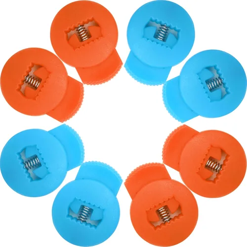 Vista 24 de AliBall Glove Locks - Juego de 8 cerraduras de encaje para guantes, nunca más necesitarás nudos, se adapta a todos los guantes de béisbol y sóftbol