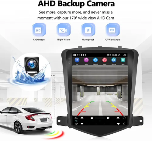 Vista 7 de Audio de alta fidelidad + ecualizador: Android 13 para Chevrolet Chevy Cruze J300 2009-2015 Radio estéreo para automóvil, 2G+64G 9.7 pulgadas