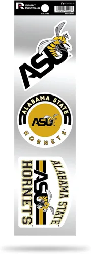 Vista 124 de NCAA - Juego de calcomanías retro Spirit de 3 piezas